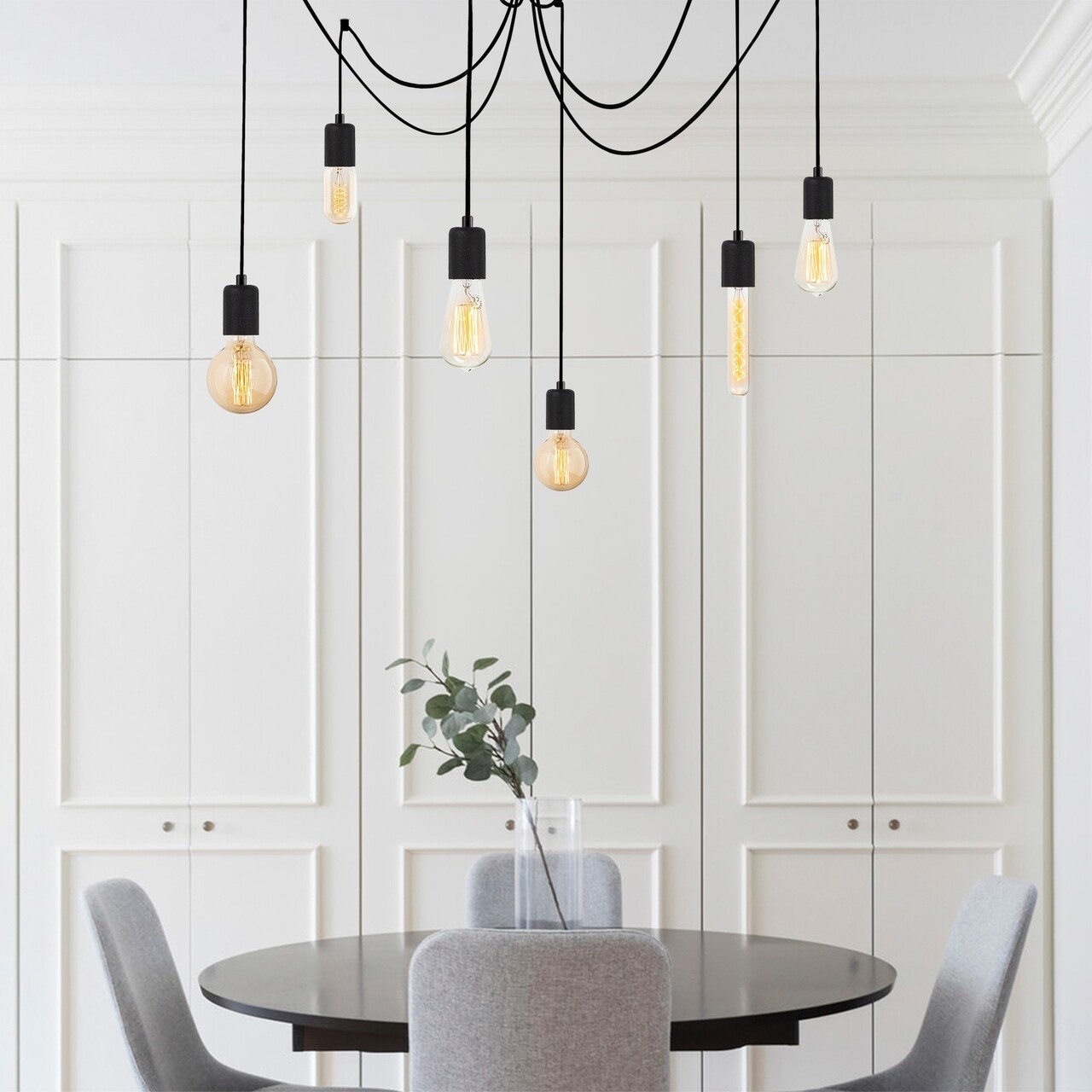 Candelabru, Nitid, Kabluni - MR - 928, E27, 100 W, metal - imagine 6